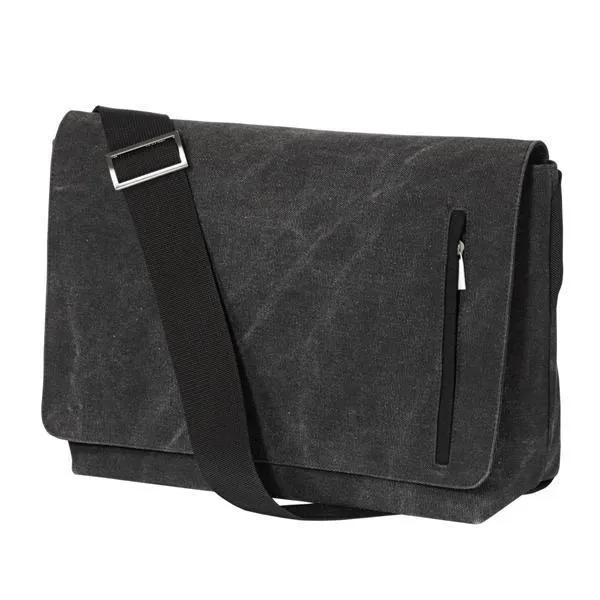 Washed Cotton Messenger Bags with Front Pocket (By Piece)