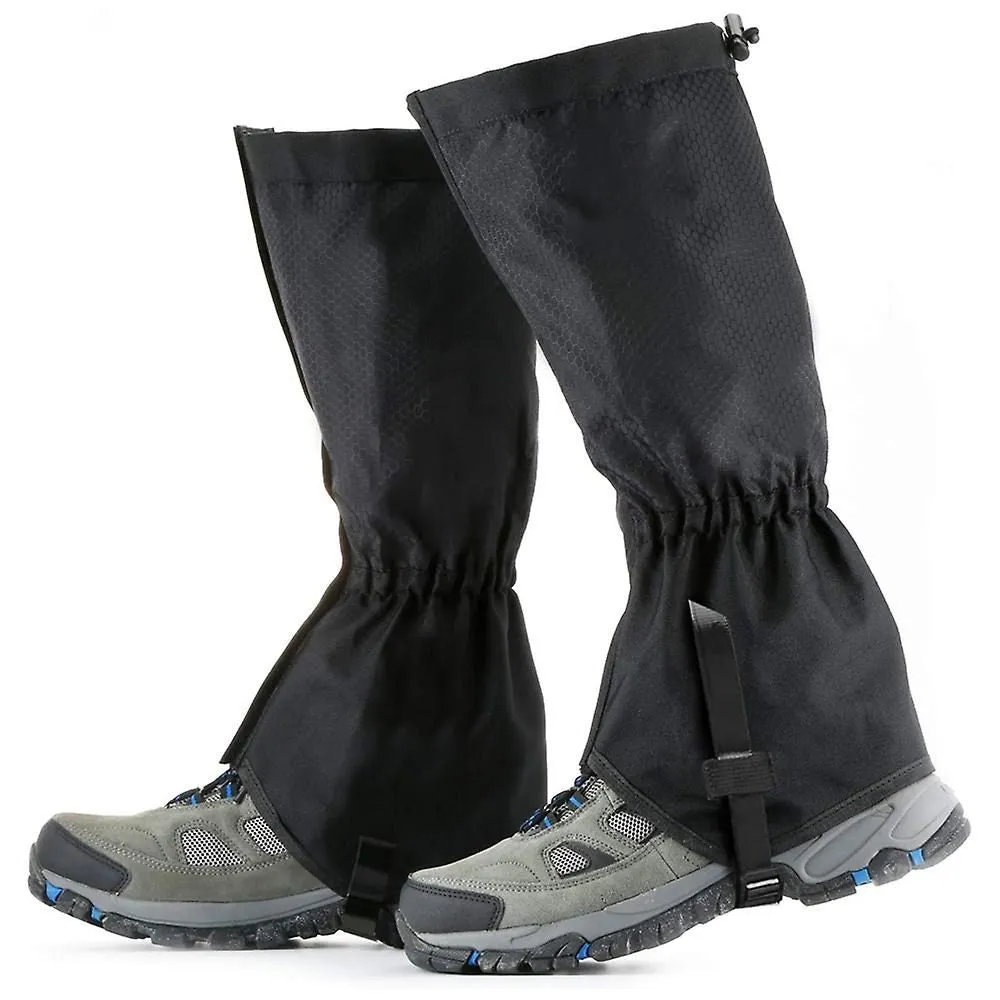 Waterproof And Adjustable Walking Snow Gaiters With Foot Strap For Hiking