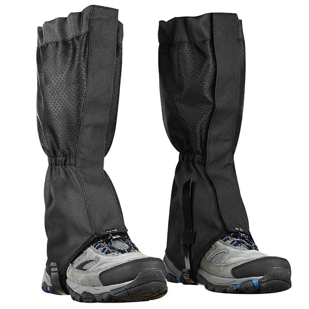 Waterproof And Adjustable Walking Snow Gaiters With Foot Strap For Hiking