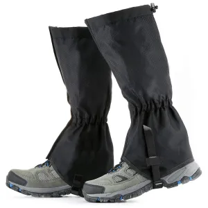 Waterproof And Adjustable Walking Snow Gaiters With Foot Strap For Hiking