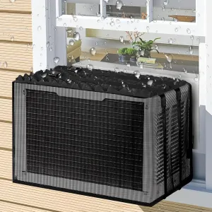 Waterproof Mesh AC Cover w/ Drip Cushion - Reduce Noise!