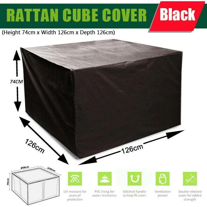 Waterproof Outdoor Furniture Cover Garden Patio Rain Uv Table Protector Chair