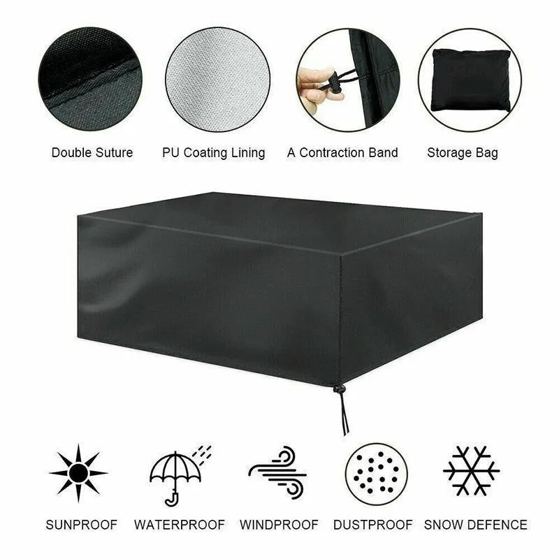 Waterproof Outdoor Furniture Cover Garden Patio Rain Uv Table Protector Chair