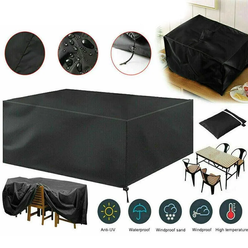 Waterproof Outdoor Furniture Cover Garden Patio Rain Uv Table Protector Chair