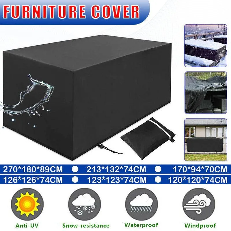 Waterproof Outdoor Furniture Cover Garden Patio Rain Uv Table Protector Chair