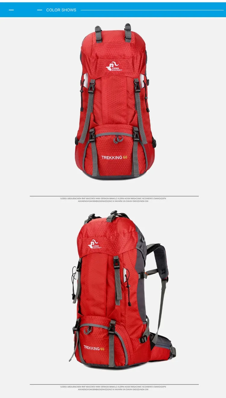 Waterproof Outdoor Travel Backpack 60L