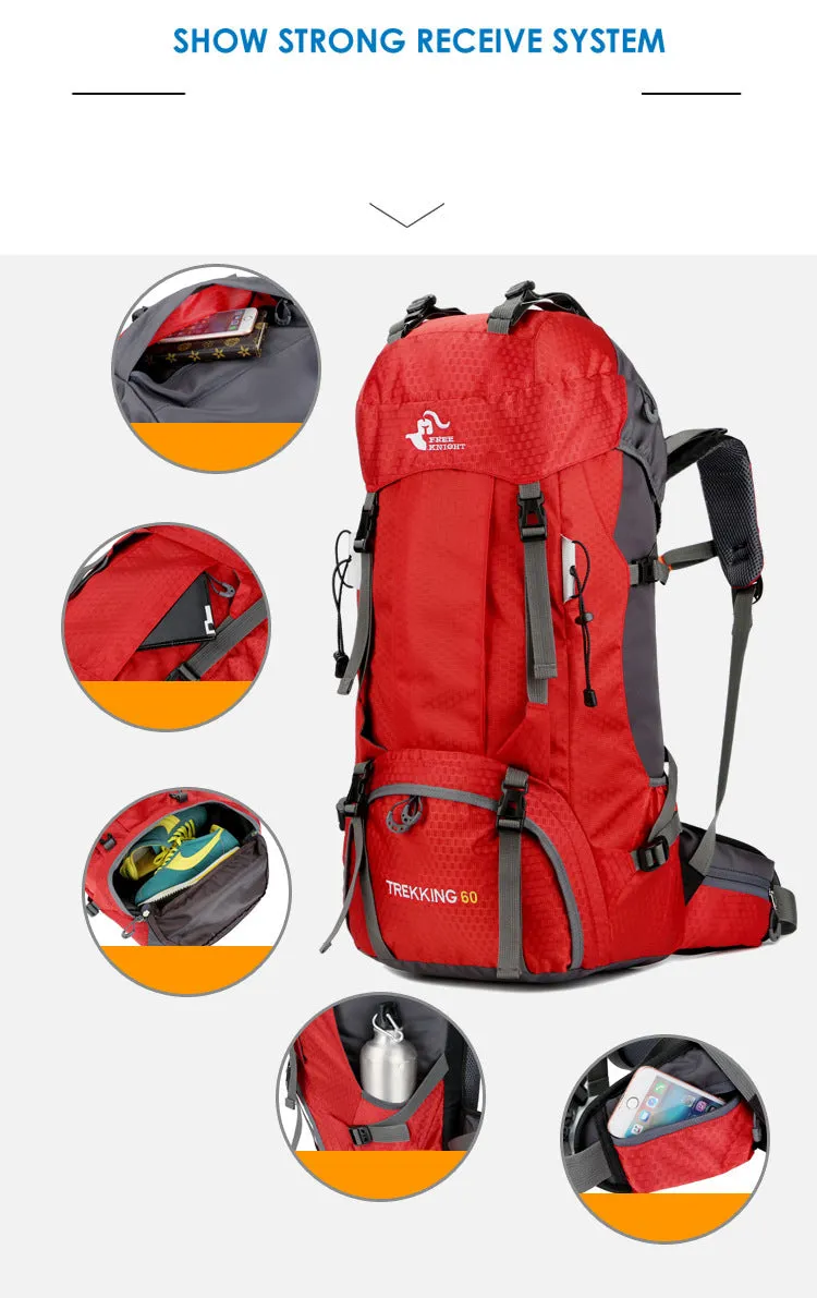 Waterproof Outdoor Travel Backpack 60L