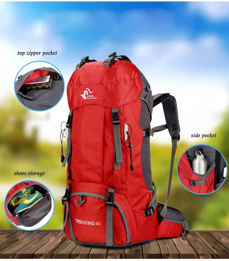 Waterproof Outdoor Travel Backpack 60L