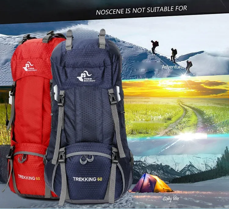 Waterproof Outdoor Travel Backpack 60L