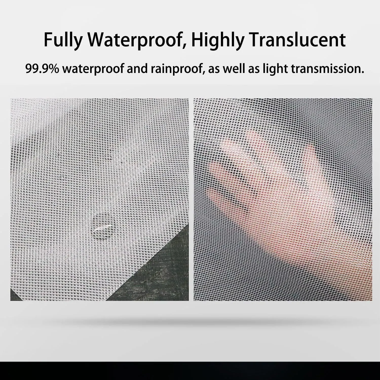 Waterproof Tarps for Outdoors Tent Cover Tarp for Under Tent for Under Tent Multi Purpose Protective Cover Durable Waterproof Weather Proof Rip and Tear Resistant 2.46ft x 6.56ft White