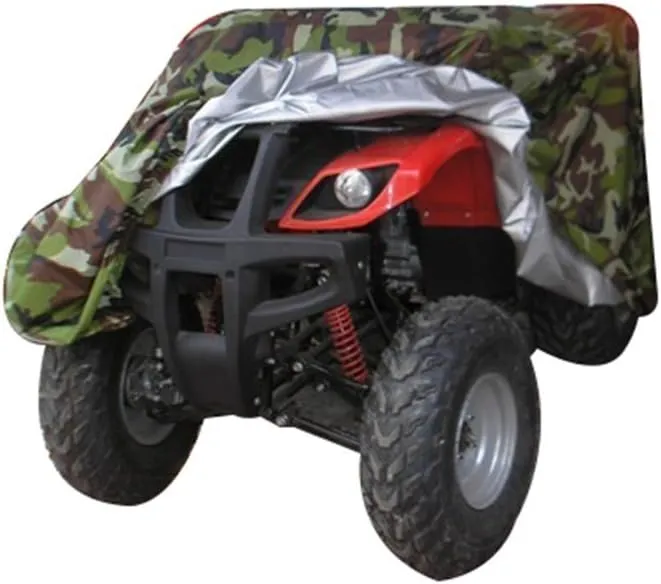 Waterproof Universal ATV UTV Cover All Weather Protection Anti Rain Sun UV Dustproof Heavy Duty Cover Camouflage