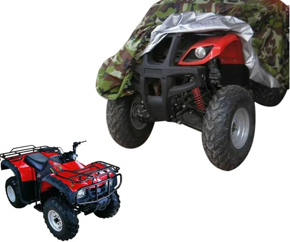 Waterproof Universal ATV UTV Cover All Weather Protection Anti Rain Sun UV Dustproof Heavy Duty Cover Camouflage