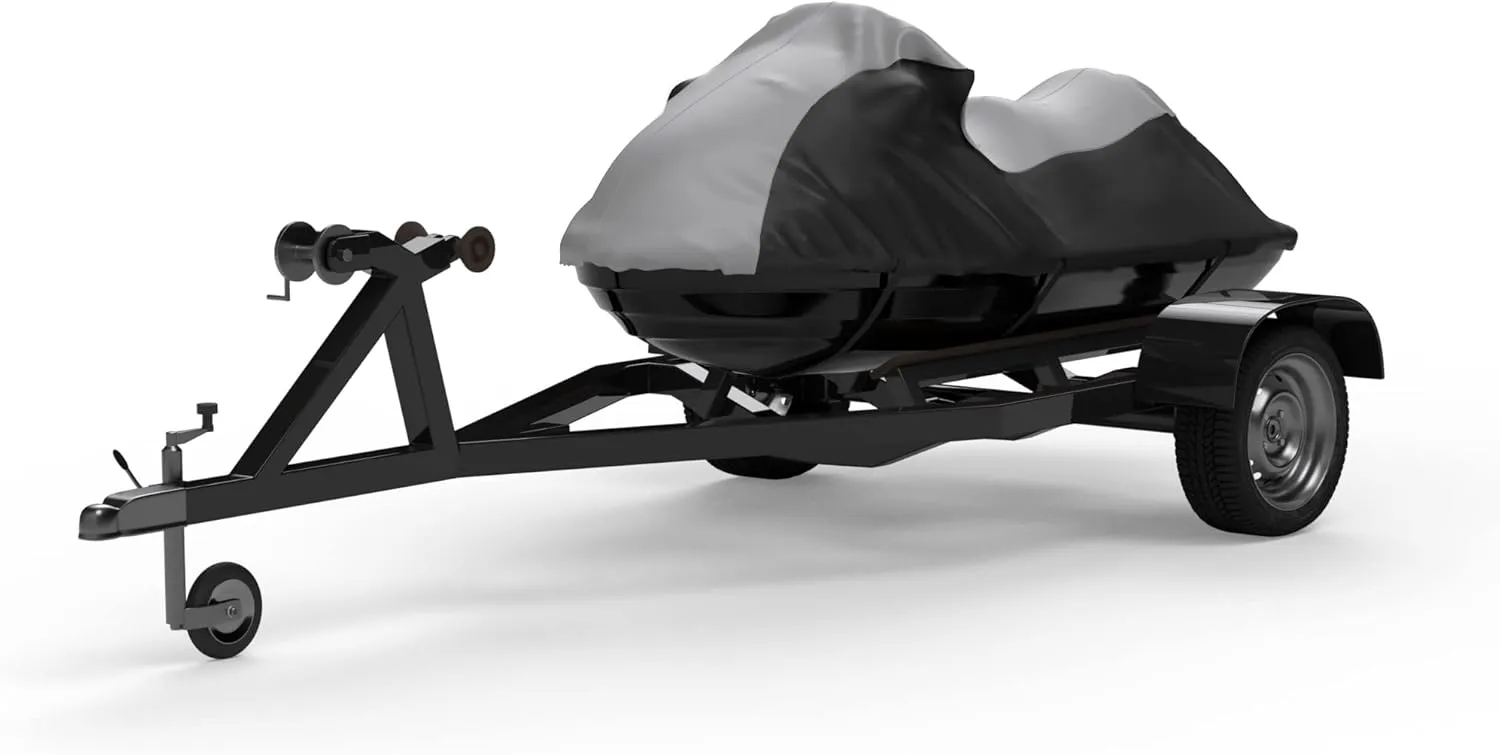 Weatherproof Max Jet Ski Cover Compatible with 2010-2016 SEA DOO Wake PRO 215 – All Weather – Protects from Rain, Sun, UV & More – Includes Trailer Straps & Storage Bag