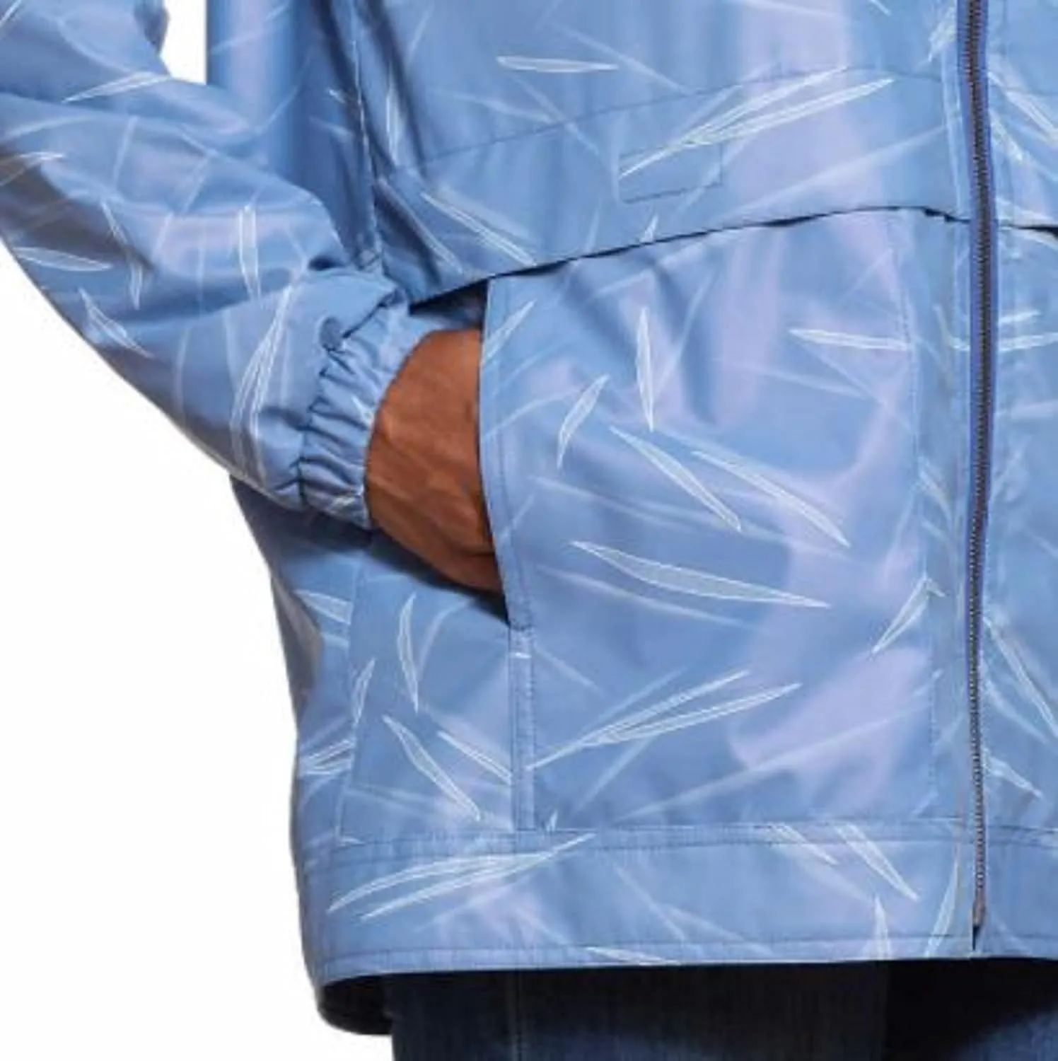Weatherproof Vintage Womens Waterproof Coated Rain Jacket with Hood -Light Windbreaker Raincoat for Women-Hooded Rain Slicker