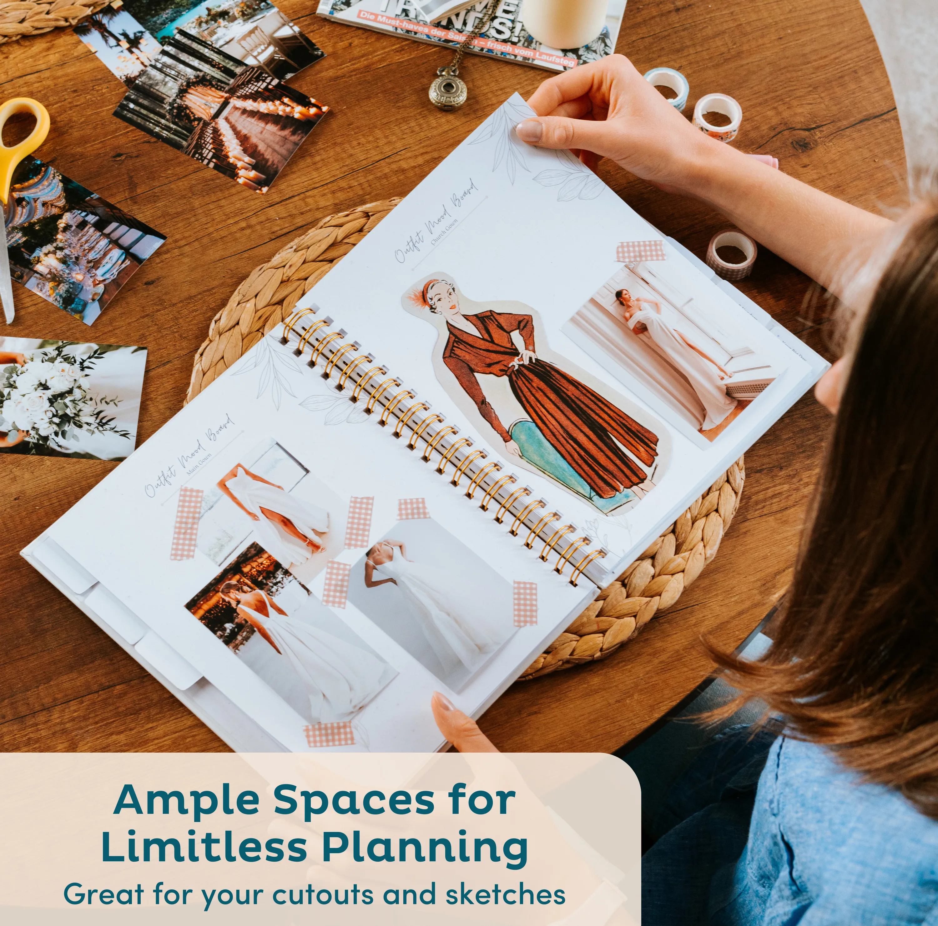 Wedding Planner with Customizable Photo Window