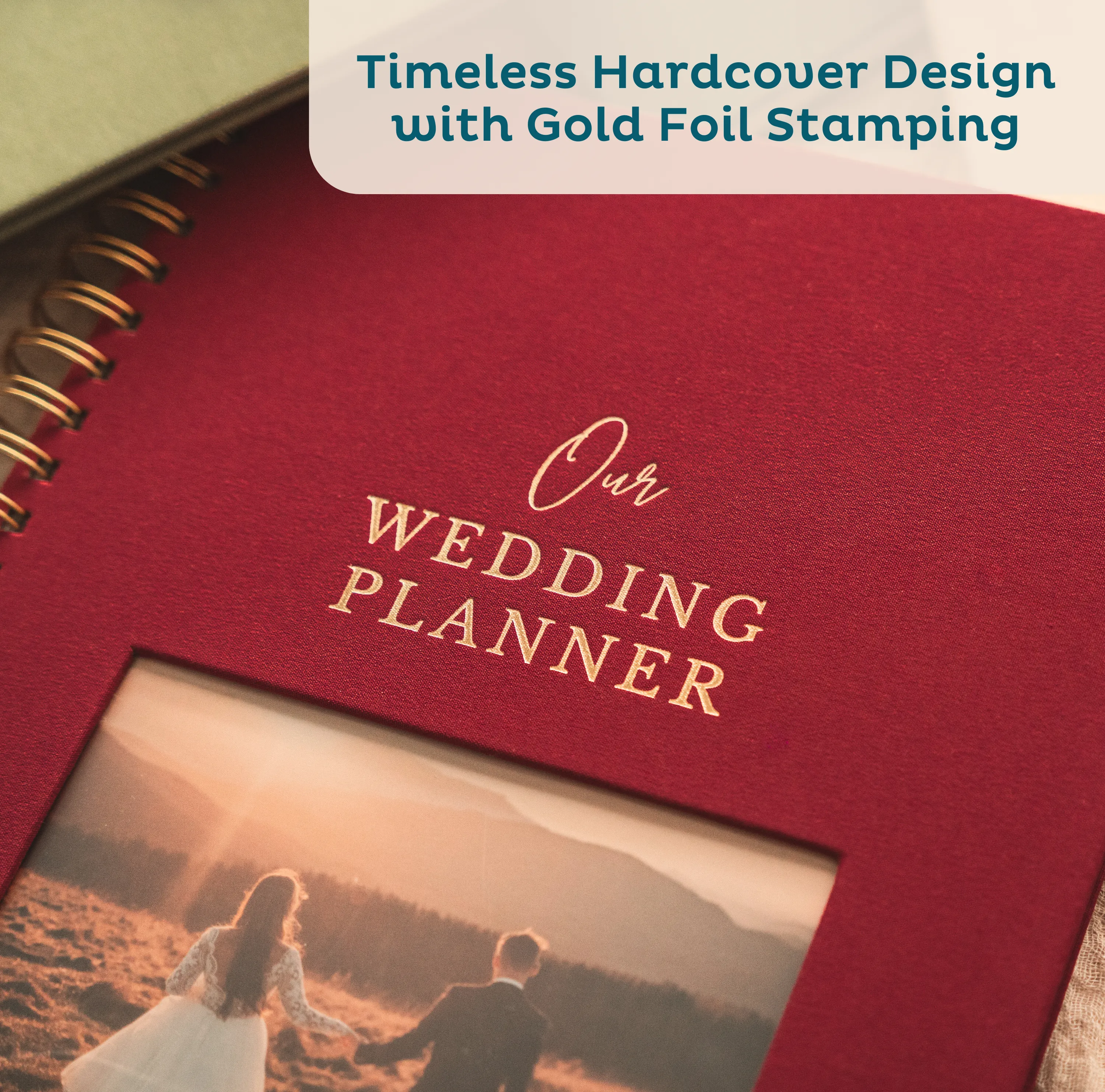 Wedding Planner with Customizable Photo Window