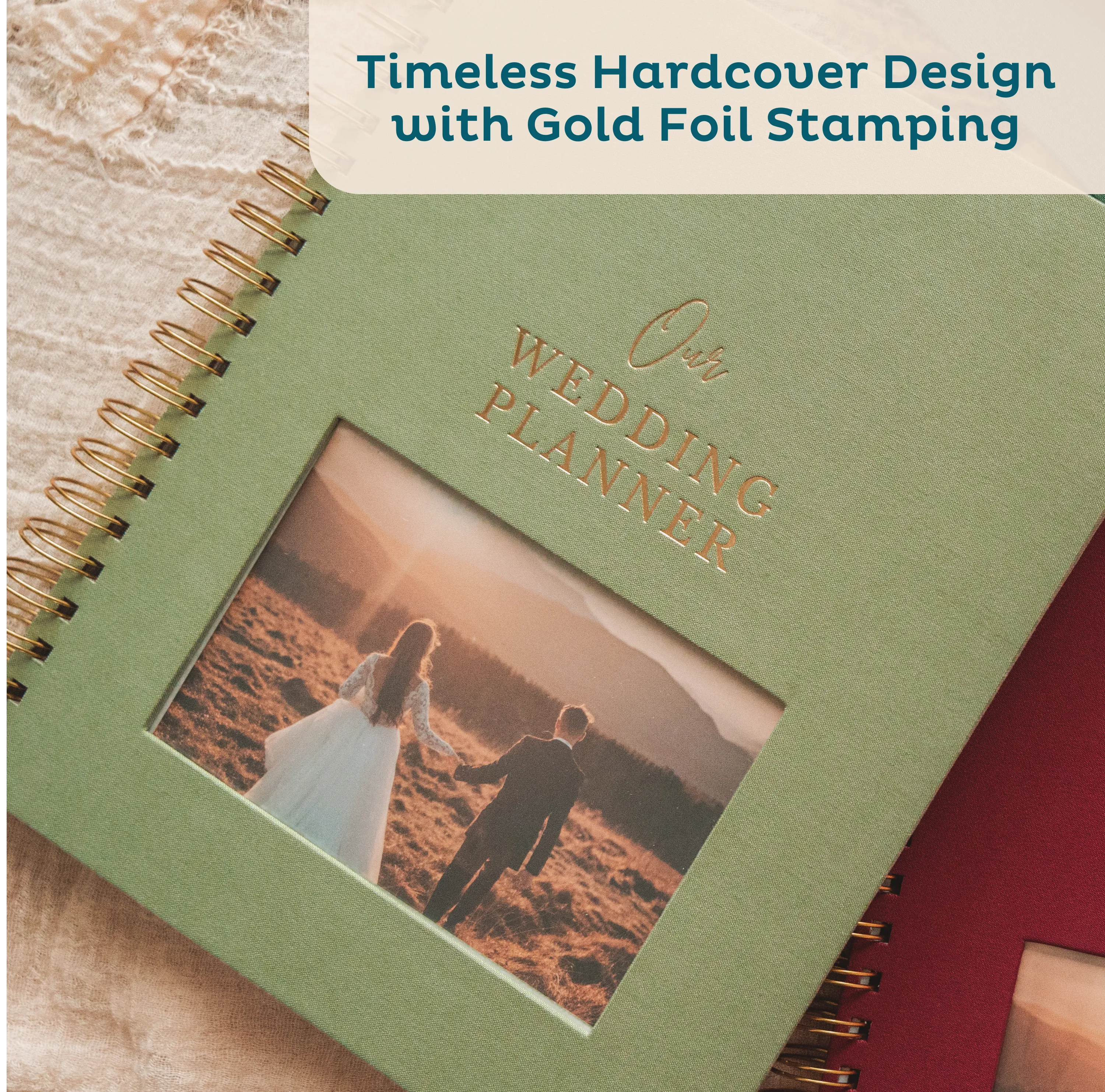 Wedding Planner with Customizable Photo Window