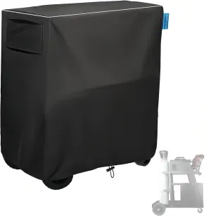 Welding Cart Cover, Suitable for Tig Mig Welder Cart & Plasma Cutter Rolling Welding Cart Using 20-80 cu/ft Welding Cylinders, Waterproof & Dustproof. (Cover Only)