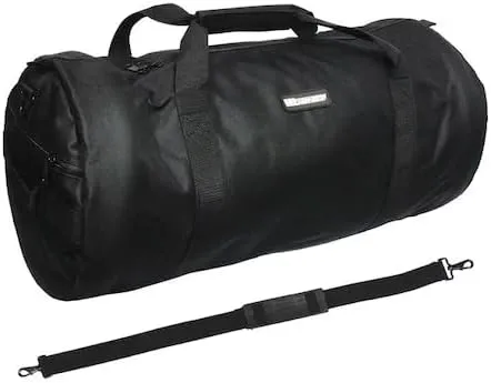 Westward, 25F573, 24" Duffel Bag, Zipper Closure, 3 Pockets, Black