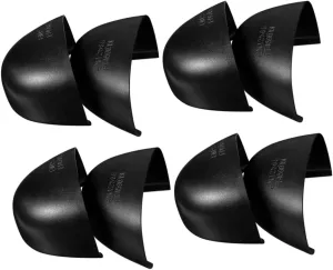Wide Steel Toe Shoes Men 4 Pairs Safety Toe Caps Anti-crush Puncture Resistant for Work
