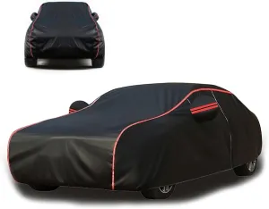 Winter Car Cover Made for DeTomaso Pantera 1971-1974, Snow Car Cover, Waterproof Snowproof with Zipper & Reflective Safety Strips x9lkbm596