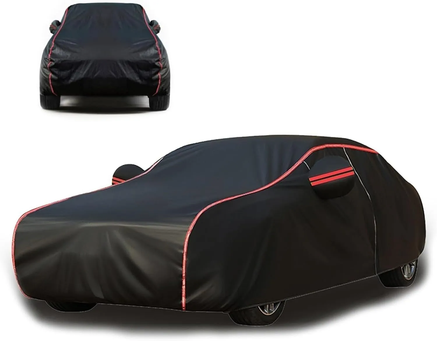 Winter Car Cover Made for DeTomaso Pantera 1971-1974, Snow Car Cover, Waterproof Snowproof with Zipper & Reflective Safety Strips x9lkbm596