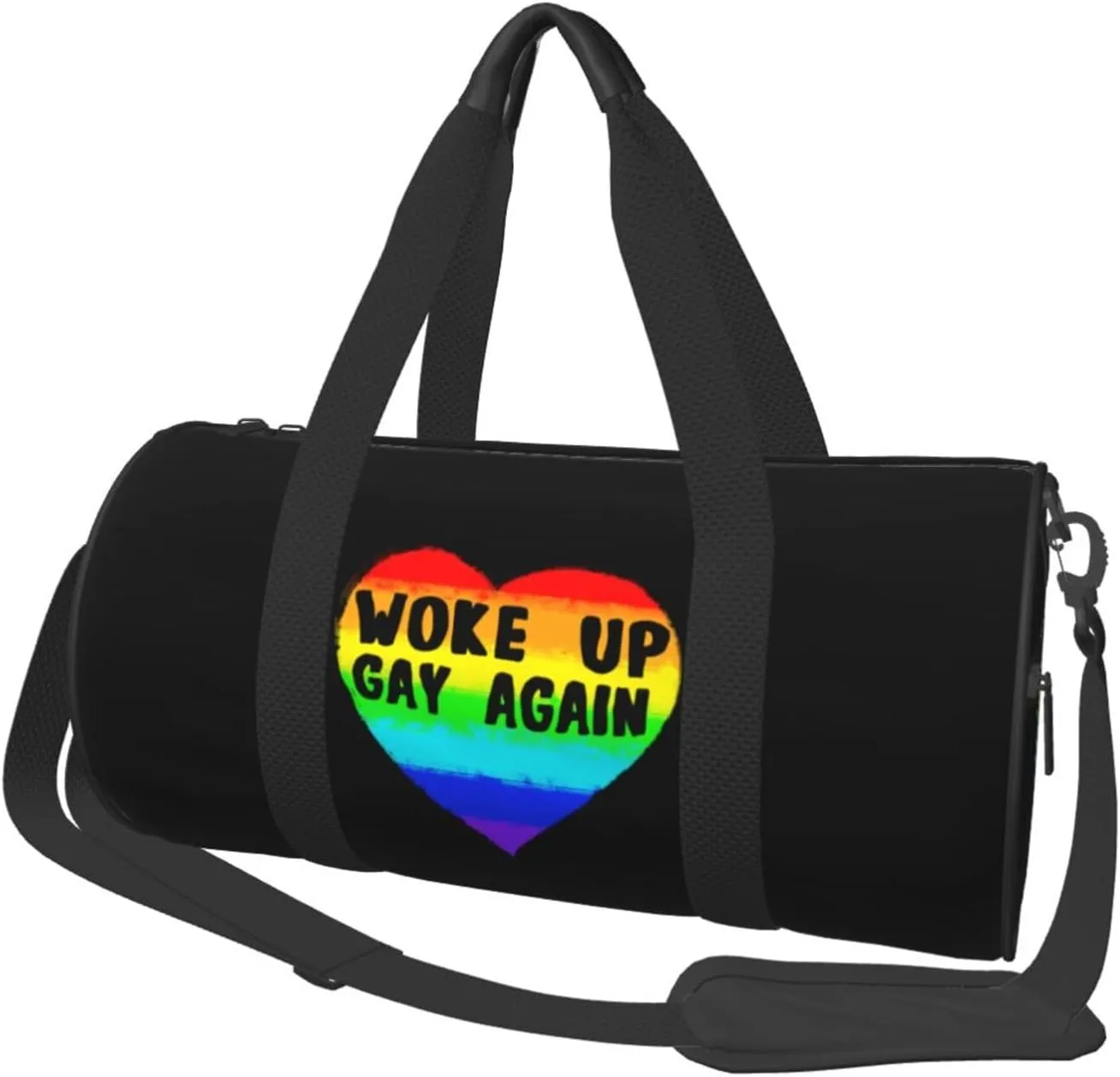 Woke Up Gay Again Duffel Bag Gym Bag Travel Sports Tote Large Beach Swim Yoga6