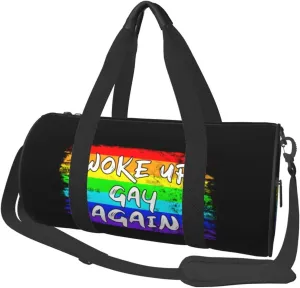 Woke Up Gay Again Duffel Bag Gym Bag Travel Sports Tote Large Foldable Beach Swim Yoga6