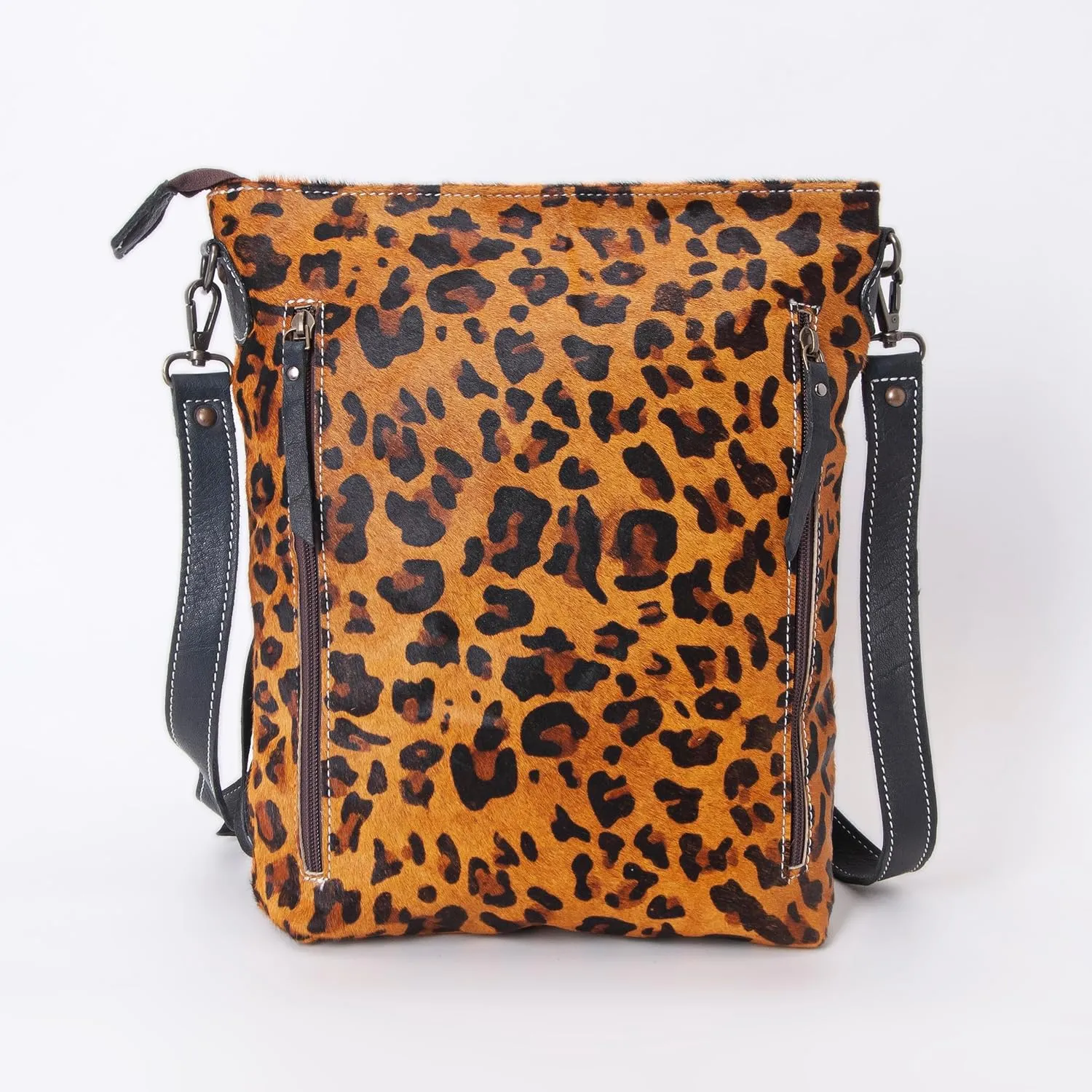 Women Natural Cowhide Leather Hand Bag With Adjustable Detachable Strap Leather Massenger Handbag
