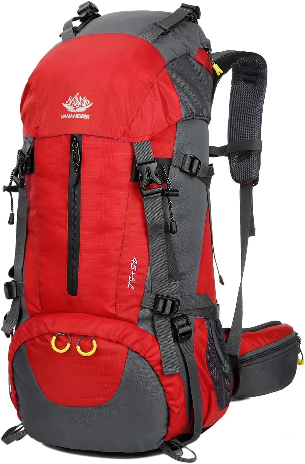 WoneNice 50L(45 5) Waterproof Hiking Backpack - Outdoor Sport Daypack with Rain Cover