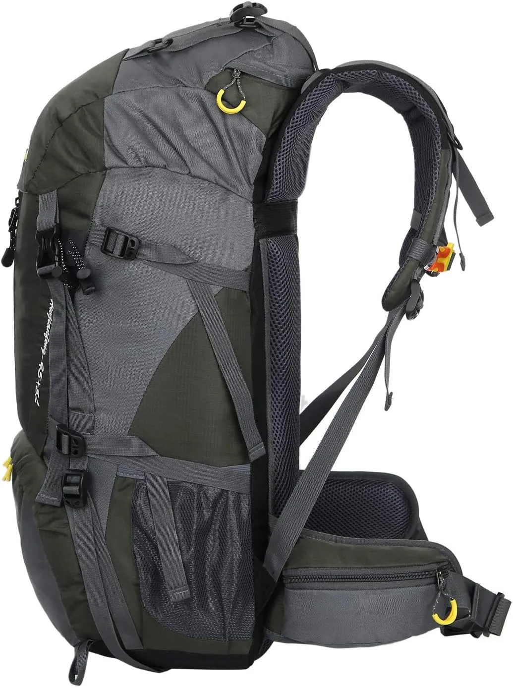 WoneNice 50L(45 5) Waterproof Hiking Backpack - Outdoor Sport Daypack with Rain Cover