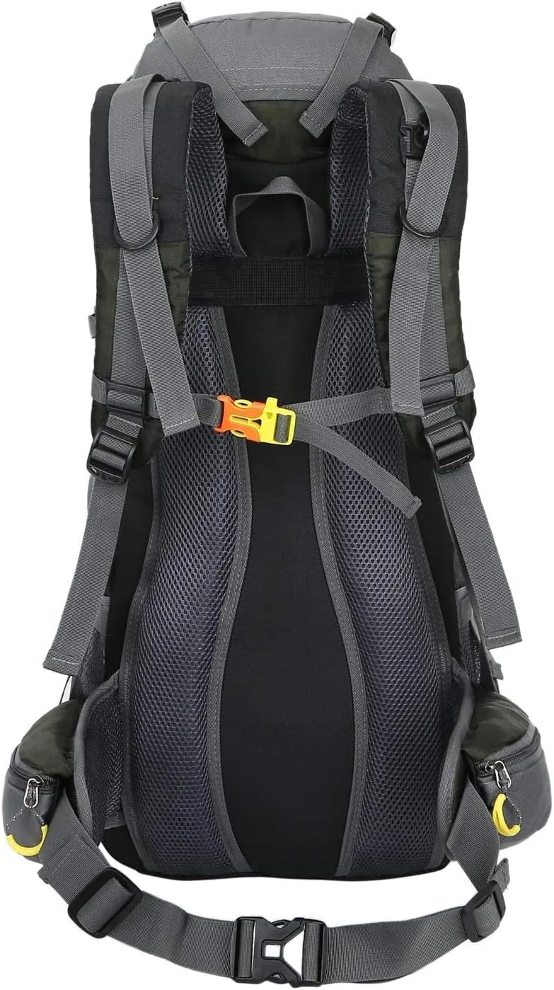 WoneNice 50L(45 5) Waterproof Hiking Backpack - Outdoor Sport Daypack with Rain Cover