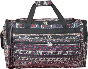 World Traveler Animal Prints 19-inch Duffel Bag, Elephant