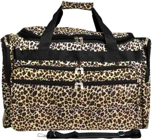 World Traveler Animal Prints 19-inch Duffel Bag, Leopard
