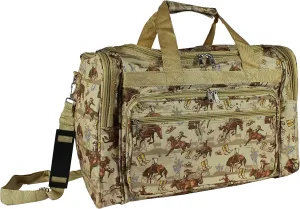 World Traveler Animal Prints 19-inch Duffel Bag, Wildwest Horse