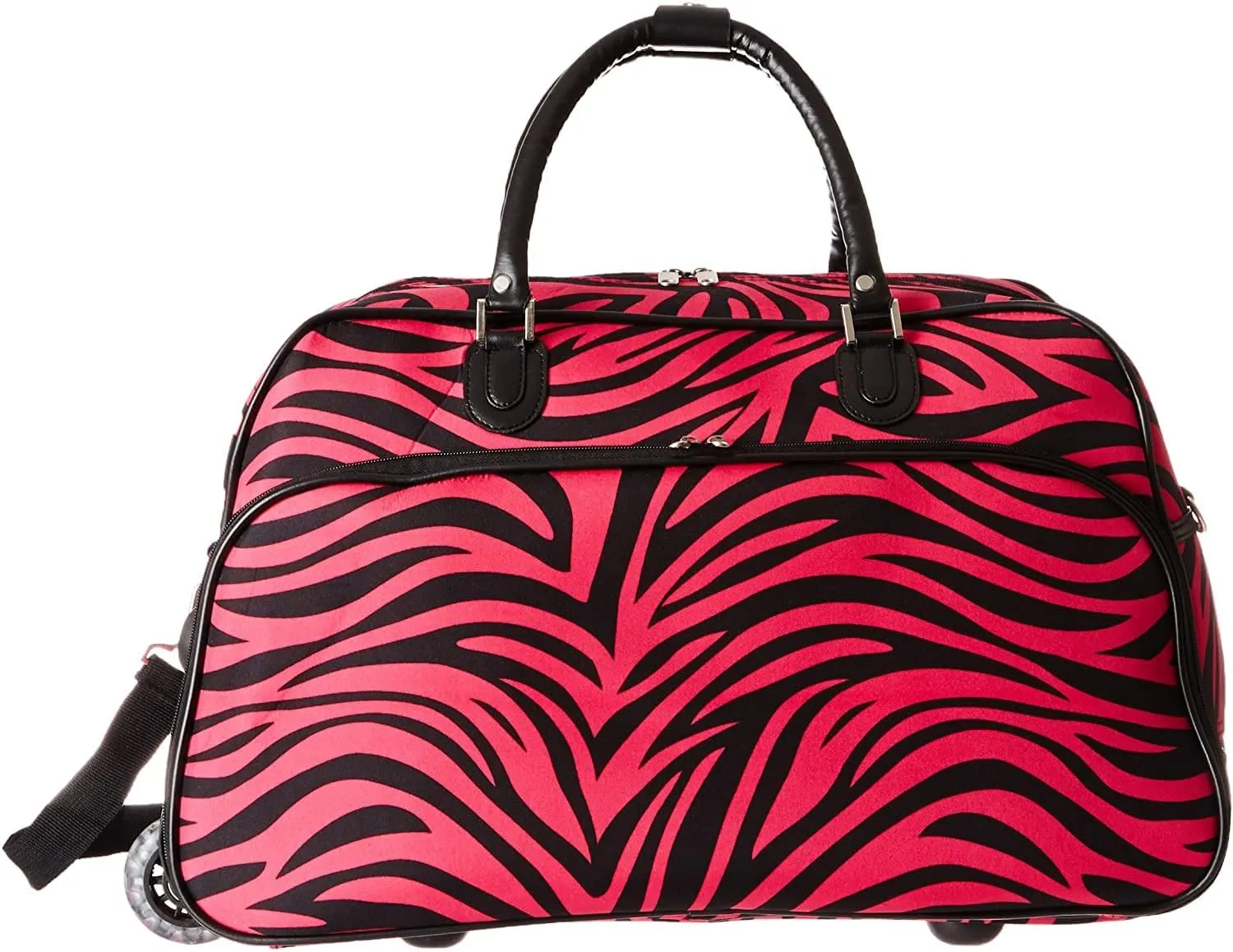 World Traveler Animal Prints 21-inch Carry-on Rolling Duffel Bag