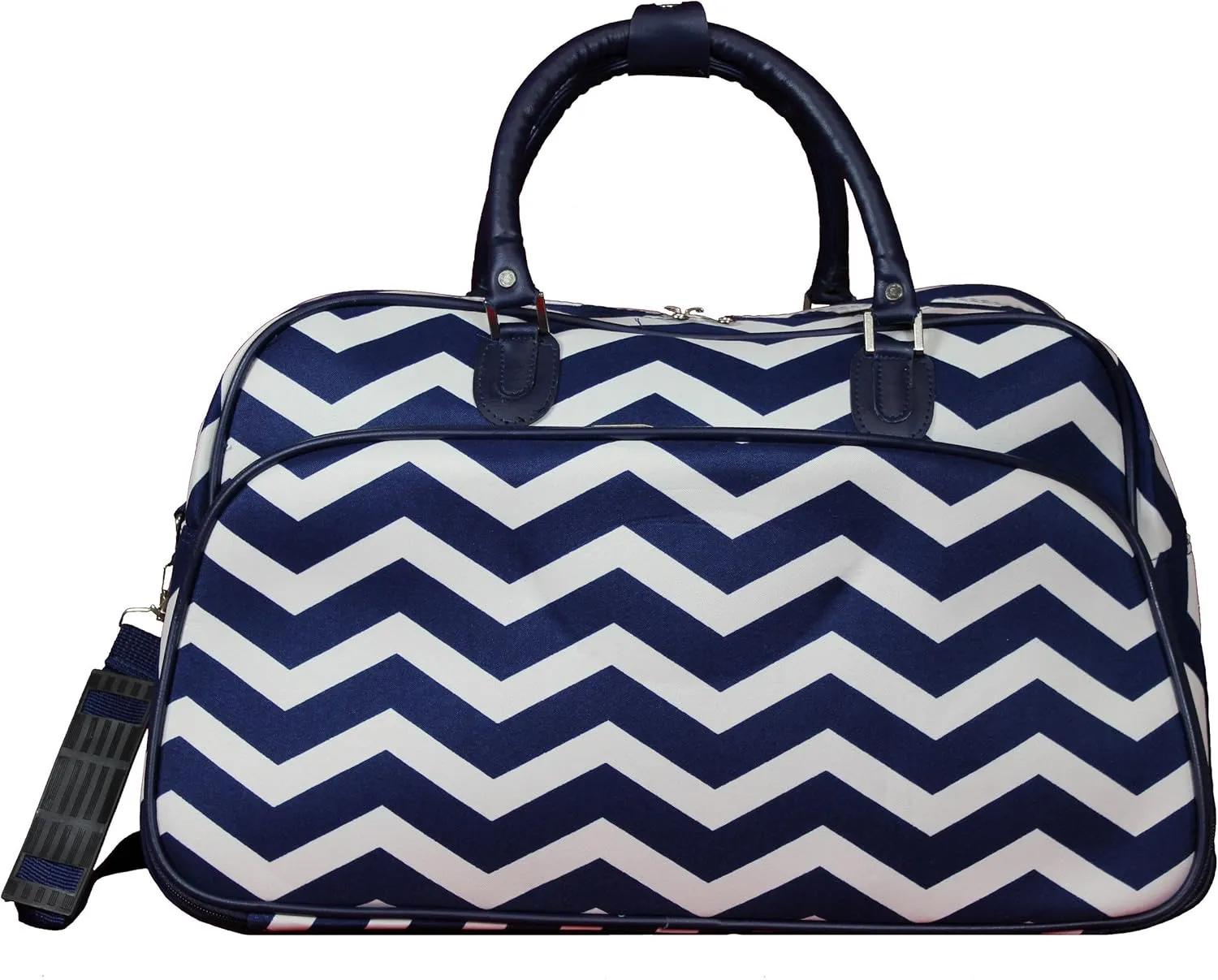 World Traveler Chevron 21-inch Carry-on Shoulder Duffel Bag
