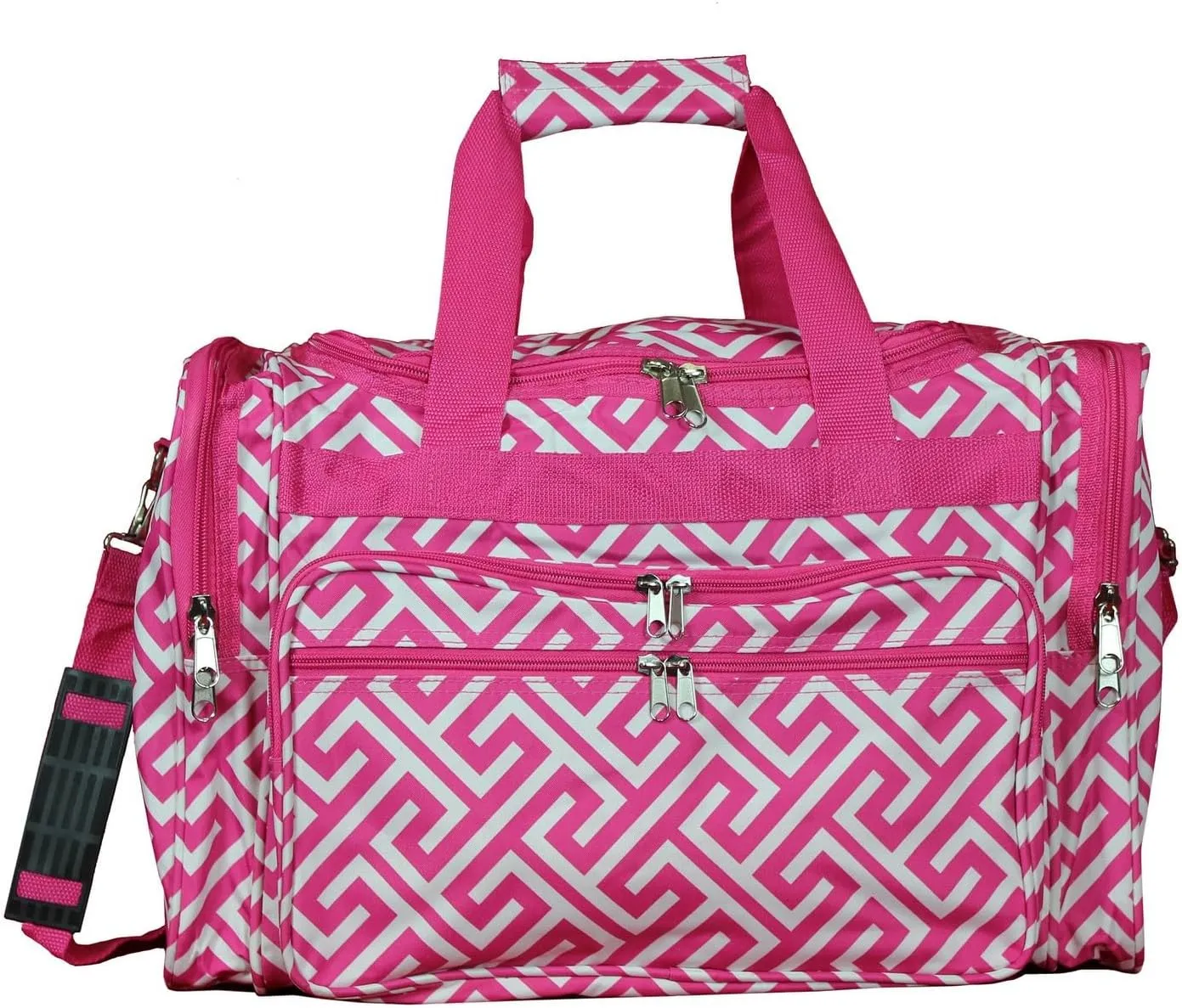 World Traveler Classic Prints 19-inch Duffel Bag, Greek Key H FUC