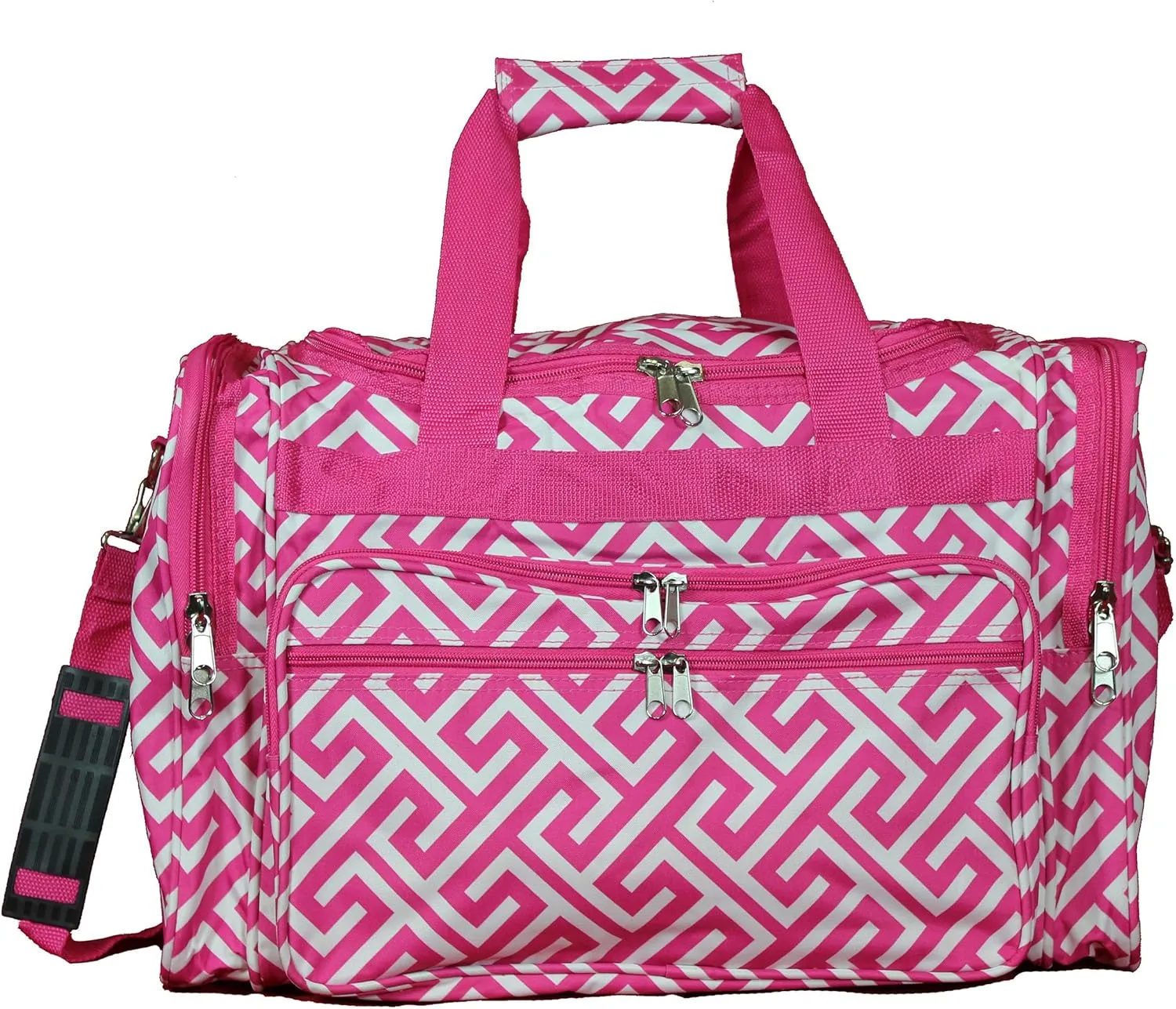 World Traveler Classic Prints 19-inch Duffel Bag, Greek Key H FUC