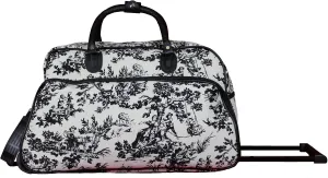 World Traveler Classic Prints 21-inch Carry-on Rolling Duffel Bag