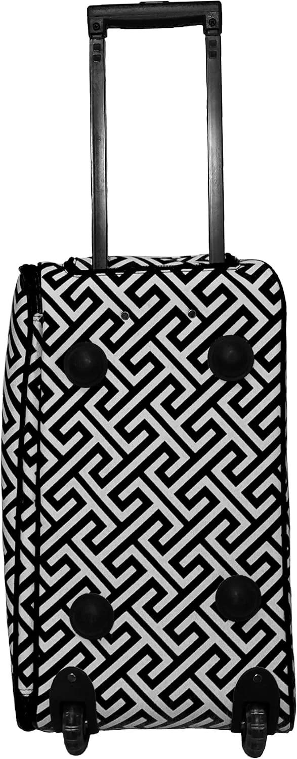 World Traveler Classic Prints 21-inch Carry-on Rolling Duffel Bag