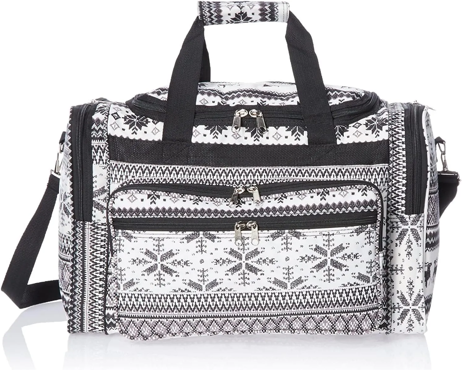 World Traveler Fashion 19-Inch Duffel Bag – Stylish, Versatile, and Perfectly Sized for Every Adventure, Black Trim Deer
