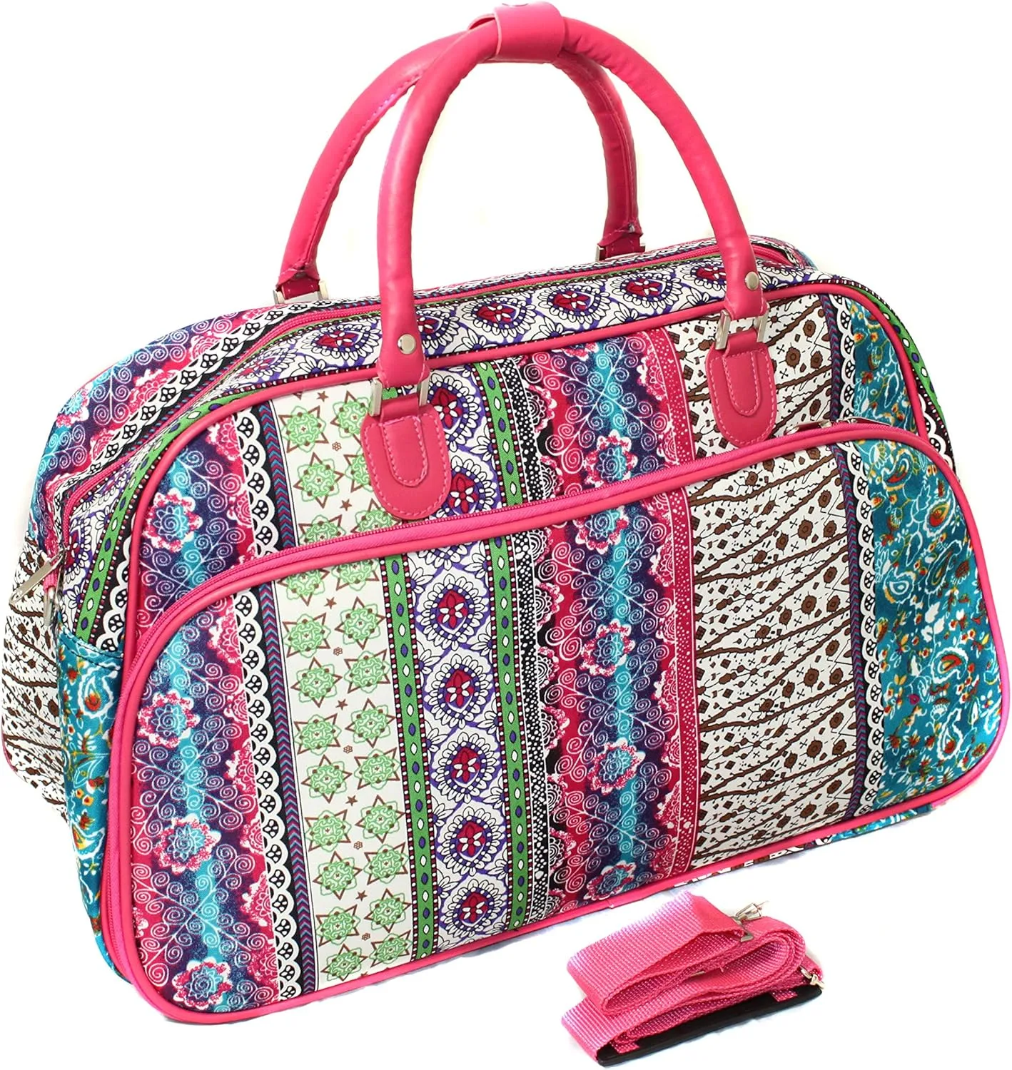 World Traveler Prints 21-inch Carry-on Shoulder Duffel Bag