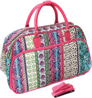 World Traveler Prints 21-inch Carry-on Shoulder Duffel Bag