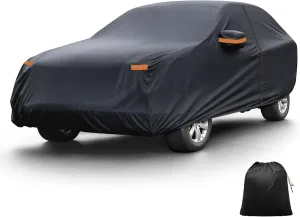 X AUTOHAUX Car Cover for Mazda CX-5 210D-PU Outdoor Full Car Cover All Weather with Door Zipper for Waterproof Windproof Sun Rain Snow Protection
