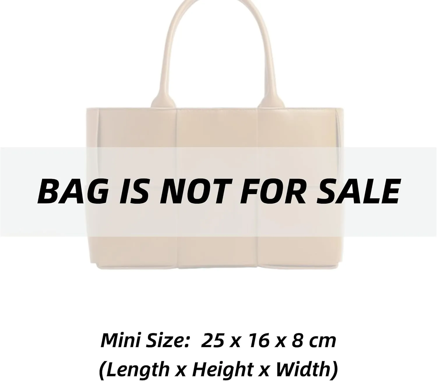 Xoppia Bag Organizer compatible with Bottega Veneta Mini Arco Tote. Felt Insert Liner for Women Tote Handbag. (Black, Style B: Side Zipper)