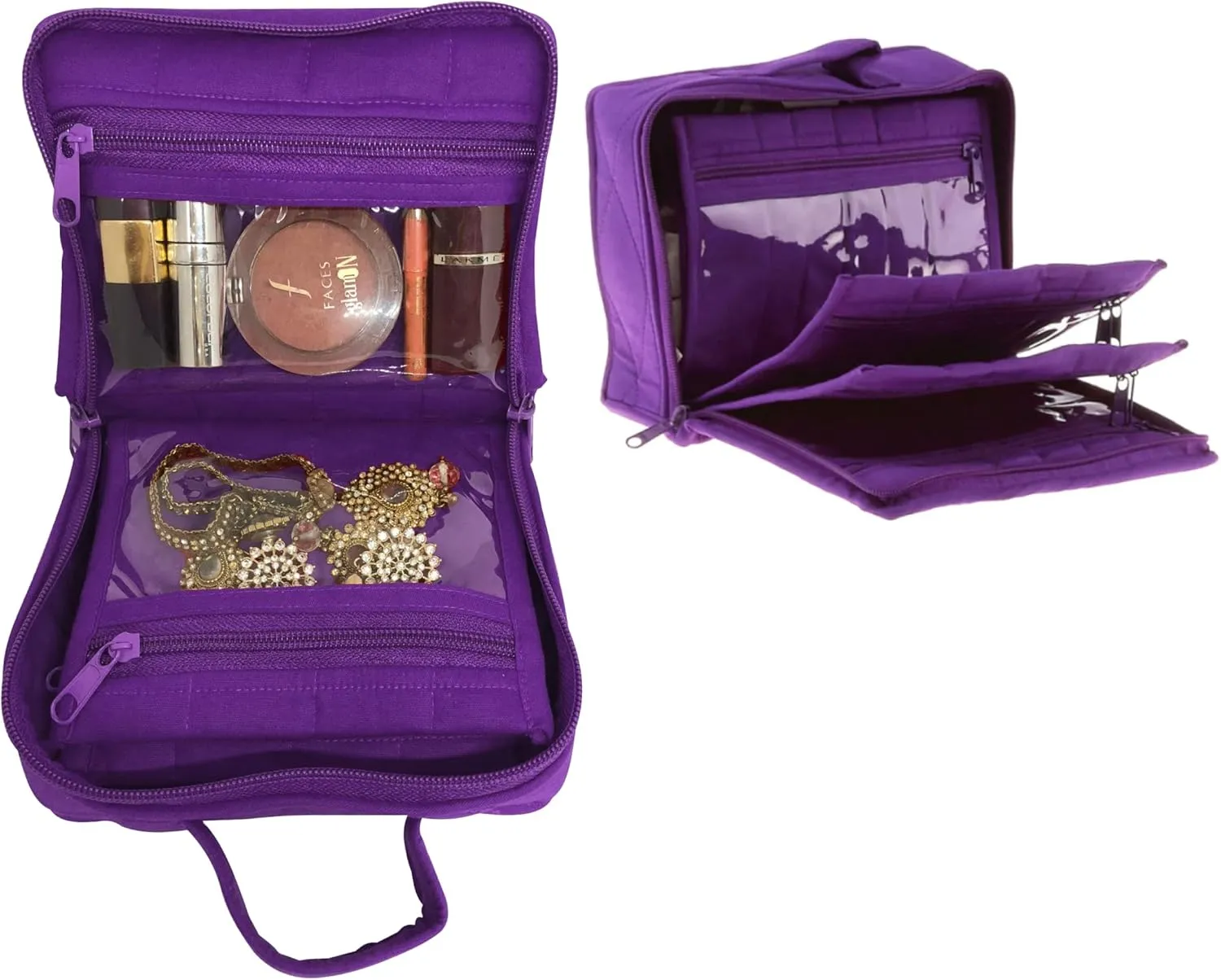Yazzii Crafters Mini Organizer Tote Bag - Multipurpose Storage Organizer for Crafts, Cosmetics, & Jewelry