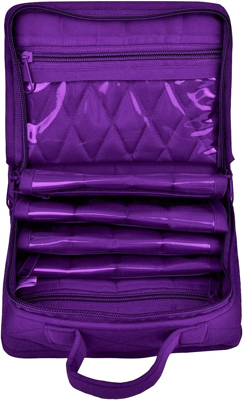Yazzii Crafters Mini Organizer Tote Bag - Multipurpose Storage Organizer for Crafts, Cosmetics, & Jewelry