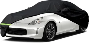 YIXIN Waterproof Car Covers for 2009-2022 Nissan 370Z / 370Z Nismo Car Cover 190T Covers Customer Fit 100% Waterproof Windproof Strap & Double Door Zipper Up to 174” L