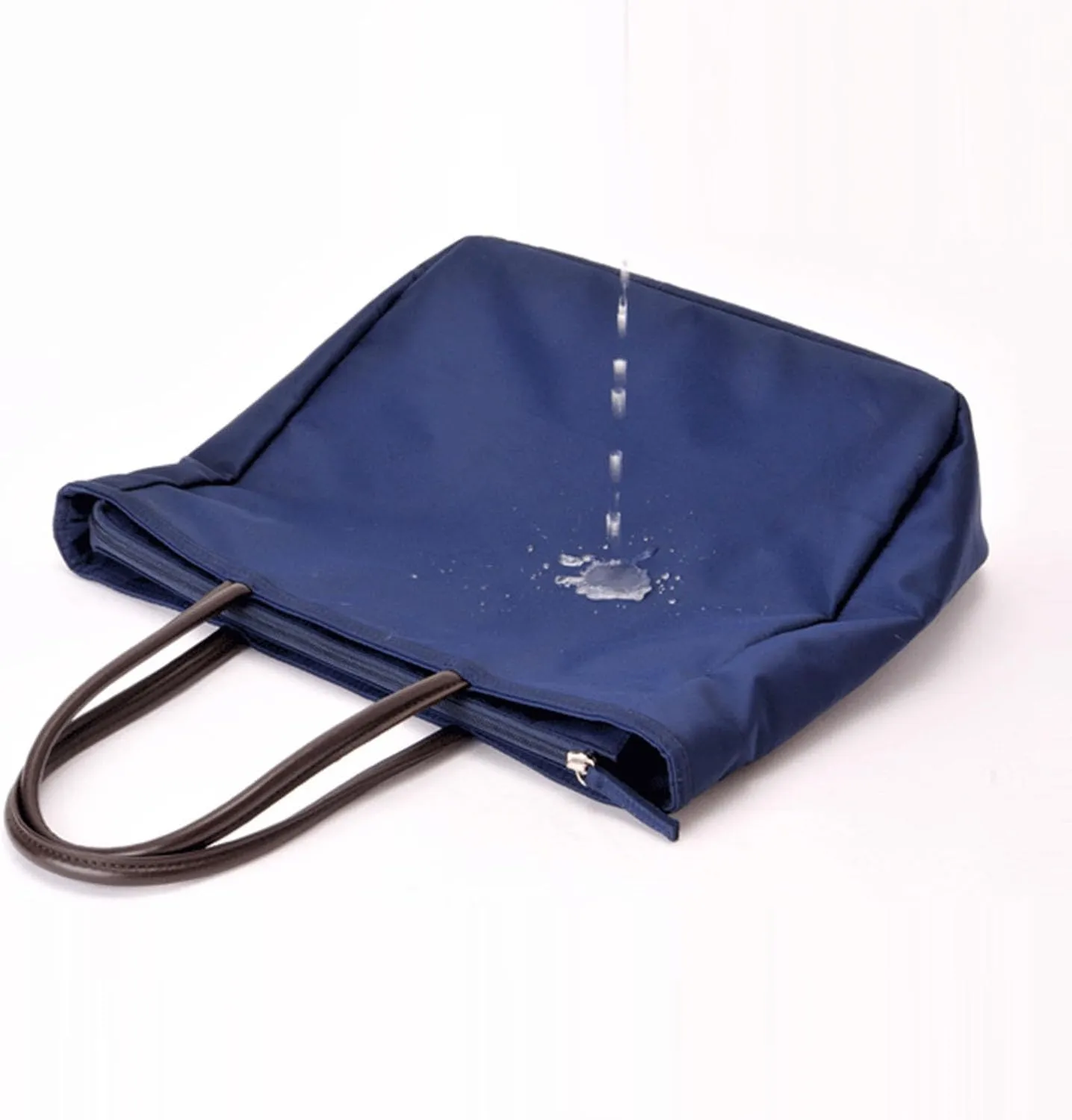 YONBEN® Big Black Purse Handbag with Organizer and Zipper, Lightweight and Waterproof Tote Bag with Compartment
